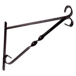 Pair Of 30cm 12in Hanging Basket Wall Brackets -Garden Plants Sales 130067 2