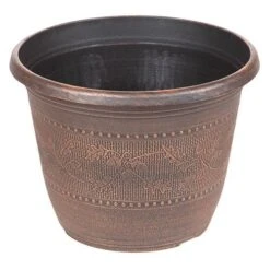 4 X Acorn Planters 25cm (10in) Copper-Tone 6 4 X Acorn Planters 25cm (10in) Copper-Tone -Garden Plants Sales 130361 1