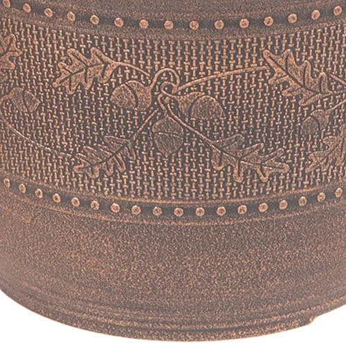 4 X Acorn Planters 25cm (10in) Copper-Tone 5 4 X Acorn Planters 25cm (10in) Copper-Tone - Image 3