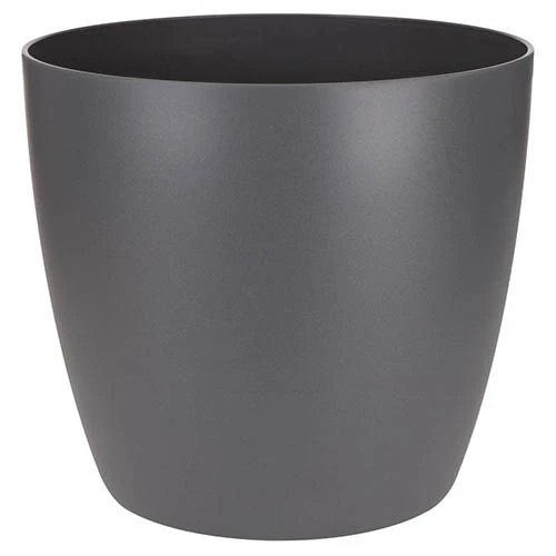 Houseplant Pot Cover 25cm-Anthracite 3 Houseplant Pot Cover 25cm-Anthracite