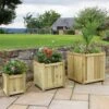 Holywell Wooden Planters -Garden Plants Sales 160099