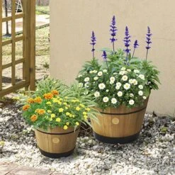 Build Your Own Barrel Kit ? Natural -Garden Plants Sales 160657 1