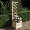 Square Planter & Lattice 2 Square Planter & Lattice -Garden Plants Sales 160735