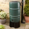 Water Butt With Stand And Diverter Kit-Green 227L -Garden Plants Sales 161312