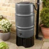 Water Butt With Stand And Diverter Kit-Grey 227L -Garden Plants Sales 161313