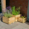Kendal Square Planter - Set Of 3 2 Kendal Square Planter - Set Of 3 -Garden Plants Sales 161360