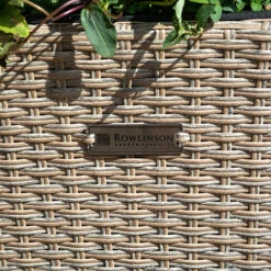 Square Rattan Planter In Natural Weave-Pack Of 2 7 Square Rattan Planter In Natural Weave-Pack Of 2 -Garden Plants Sales 161441 2